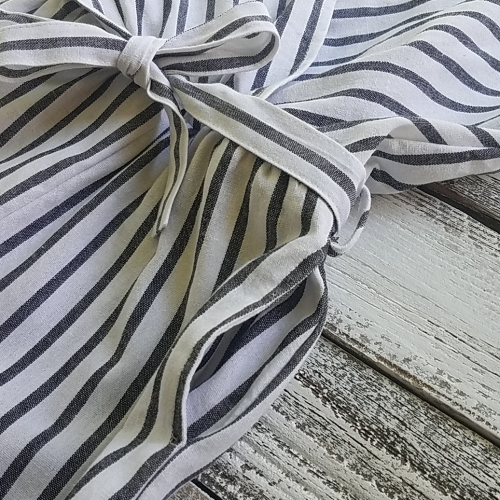 Striped Romper - Picture 7 of 9